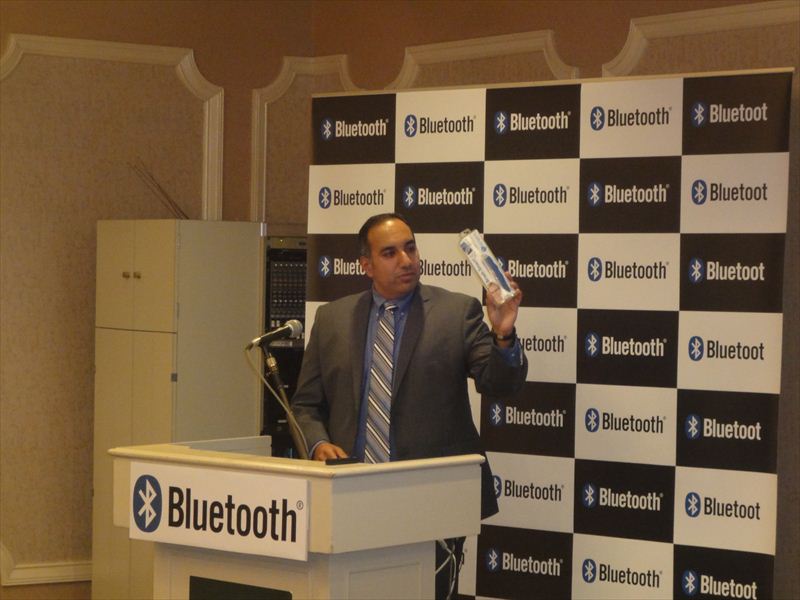 「Bluetooth対応の歯ブラシを是非自分の子どもに使わせたい」と語るBluetooth SIGのスーク・ジャワンダ氏