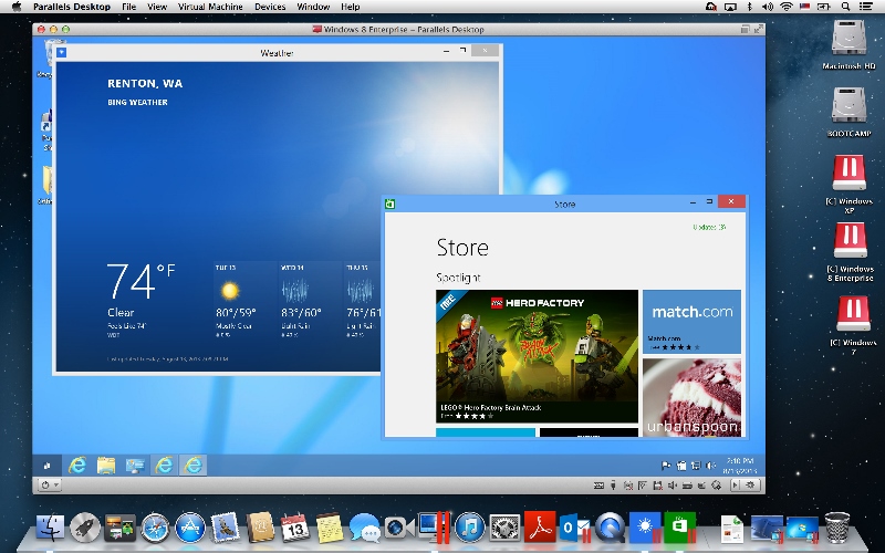 Windows 8のWindowsストアアプリをウインドウ表示できる
