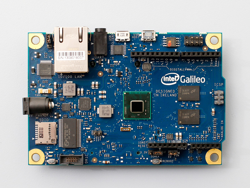 Quark SoC X1000を搭載した開発用ボード「Galileo」。2013年12月中旬発売で予想実勢価格は7000円前後