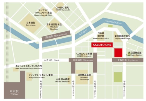 東京メトロ茅場町駅に直結する立地（資料：平和不動産、山種不動産、ちばぎん証券）