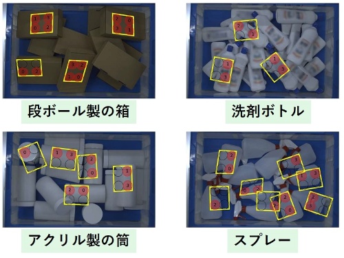 ワークごとに算出した吸着パッドの位置と姿勢