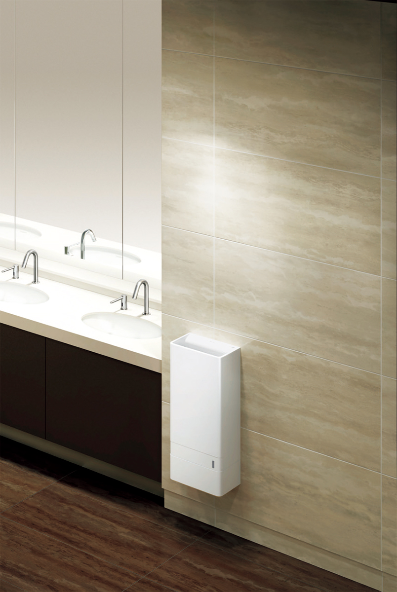 水滴の飛散を抑えやすい吸引式のハンドドライヤー | 日経クロステック