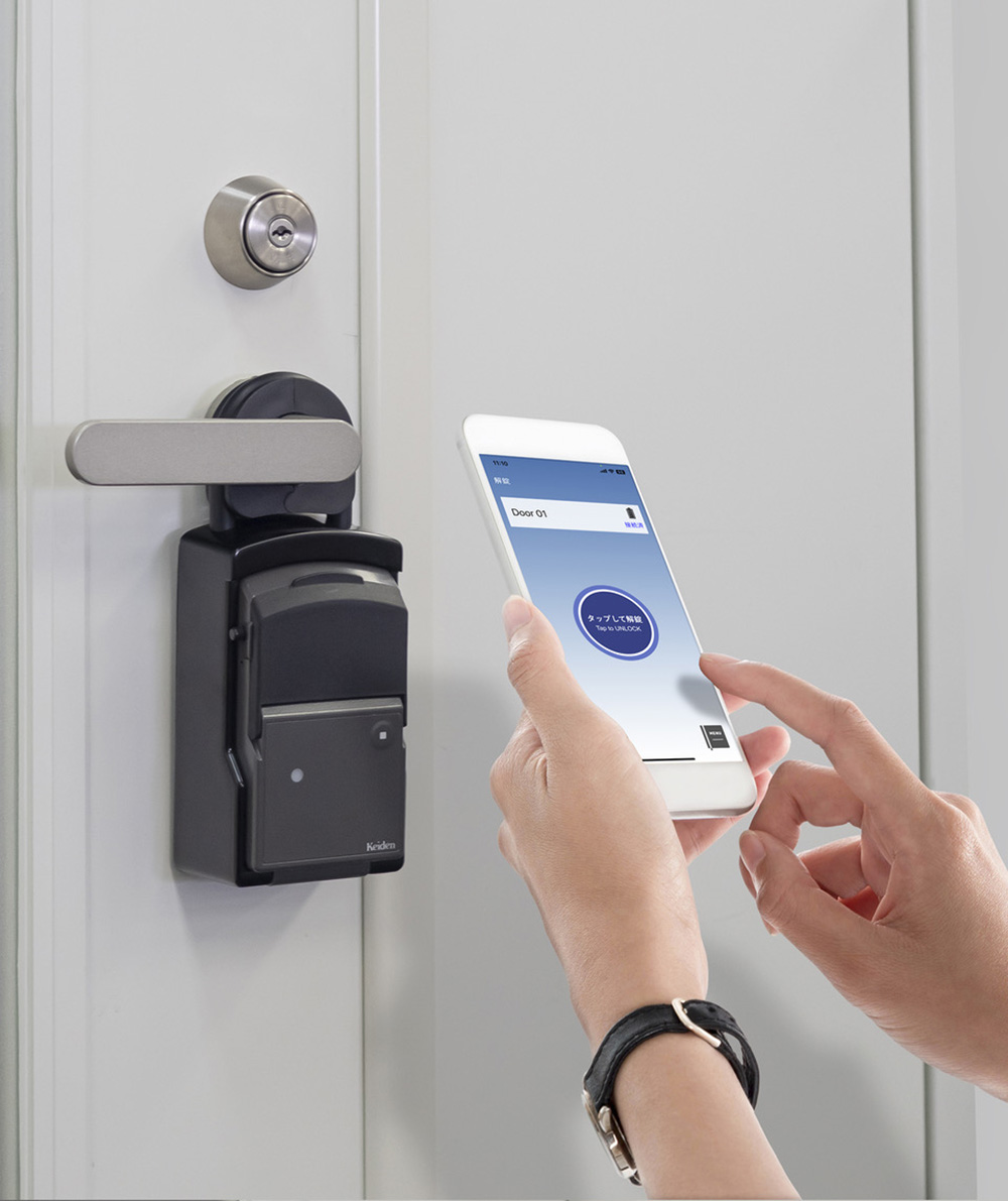 スマホで開けて鍵を取り出せるキーボックス | 日経クロステック Active