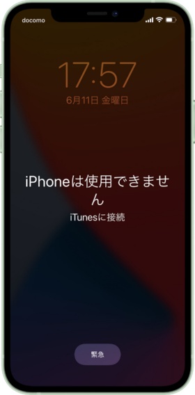 「データを消去」がオフの場合は、10回目にパスコード入力に失敗するとiPhoneが完全にロックされてiPhoneだけでは何もできなくなってしまう