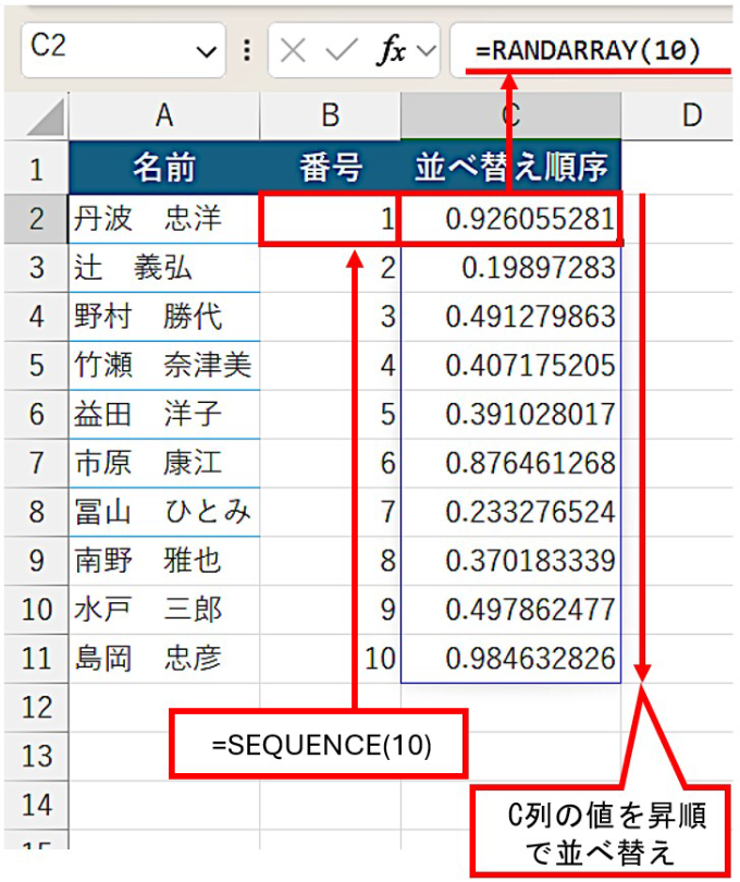 Sortby Randarray Excelで「重複しない番号」の割り振り、覚えておきたい関数の組み合わせ - Excelで時短:日経クロステック Active