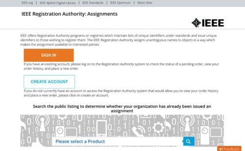 「IEEE Registration Authority：Assignments」でベンダーとOUIの対応が分かる