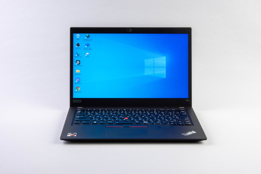 今回外付けディスプレーをつないでみたのは、ノートパソコンのThinkPad T14s（Gen 1）だ