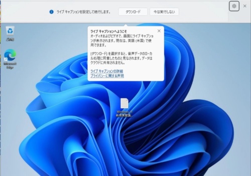 セットアップ時はインターネット接続が必要だが、字幕の自動生成時は必要ない