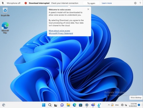 セットアップ時には、音声モデルのダウンロードのためインターネット接続が必要だが、利用時は必要ない。音声がインターネットにアップされることもない