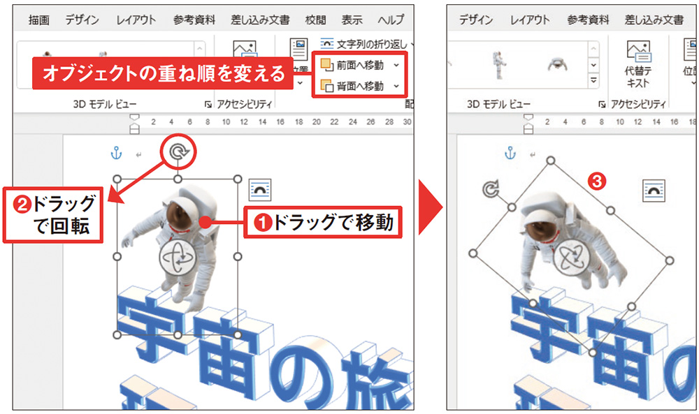 文字列とバランス良く組み合わせる