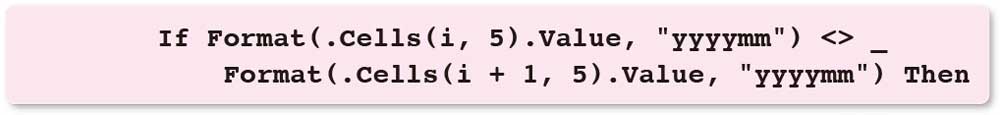 リスト3●契約書が1年以上発行されないケースを想定したコード