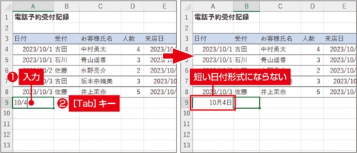 表をテーブルに変換する