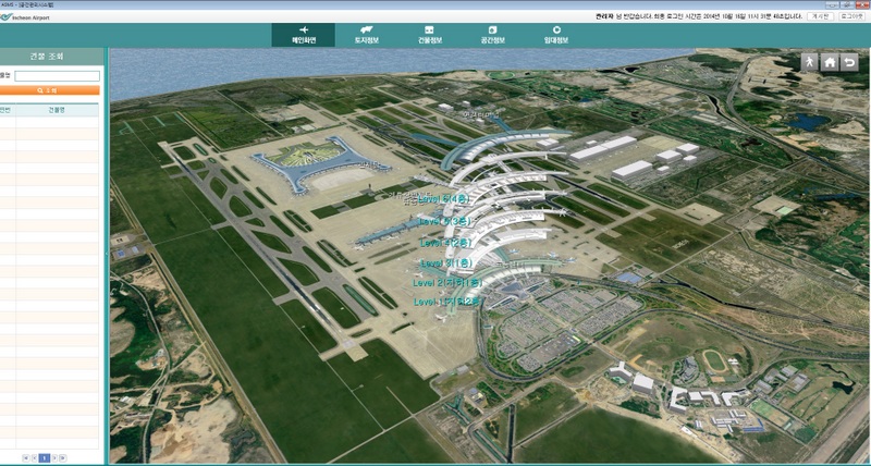 写真1●Covi Sento 3D 統合ソリューション・システムは、2015年には韓国の仁川国際空港での採用が決まっている。施設全体を俯瞰できるほか、フロアごとに自由に内覧できる