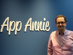 写真●米App Annie 共同創業者　CEO（最高経営責任者） バートランド・シュミット氏