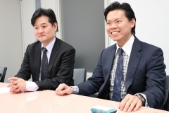 写真●スプラッシュトップのジン・コウ取締役副社長（右）と水野良昭代表取締役