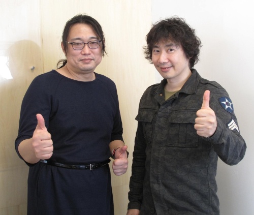 楽天の川口 恭伸氏（左）と米マイクロソフトの牛尾 剛氏