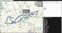 経路や距離などの道路情報を理解できるように強化した地図画面