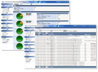 管理ツール「FFRI Enterprise Management Console」の画面