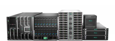 HPE Generation10の代表的なPCサーバー群の外観