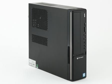 企業でよく使われている省スペース型PCでもグラフィックス用の拡張スロットを備えていることが多い。写真はマウスコンピューターの「LUV MACHINES Slim シリーズ LM-iHS602X-SH2」（税別直販価格11万9800円など）