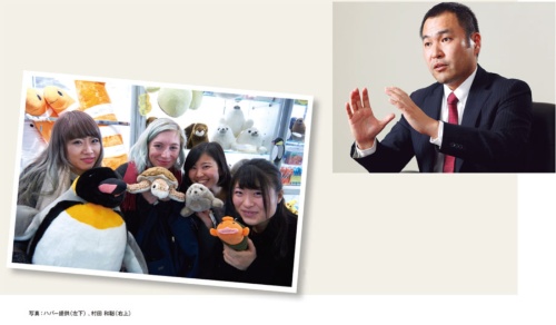 （左）写真B 日本人の生活を実体験できるHuber. （右）写真C Airbnb Japanの田邉泰行代表取締役
