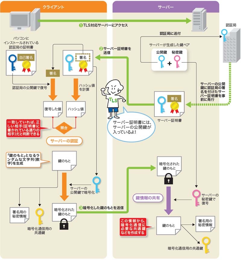 Tls通信はどういう手順で行われるの 日経クロステック Active