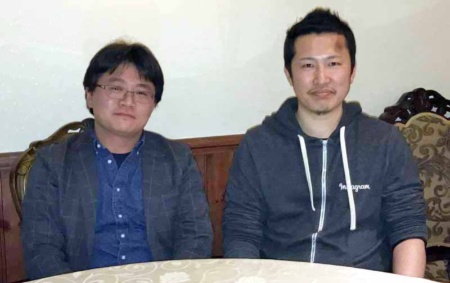 座談会に参加した、NTTドコモの秋永和計氏（左）、セクションナインの吉田真吾氏
