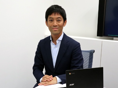 グーグル日本法人でChromebookの販促を担当する鈴木健一氏